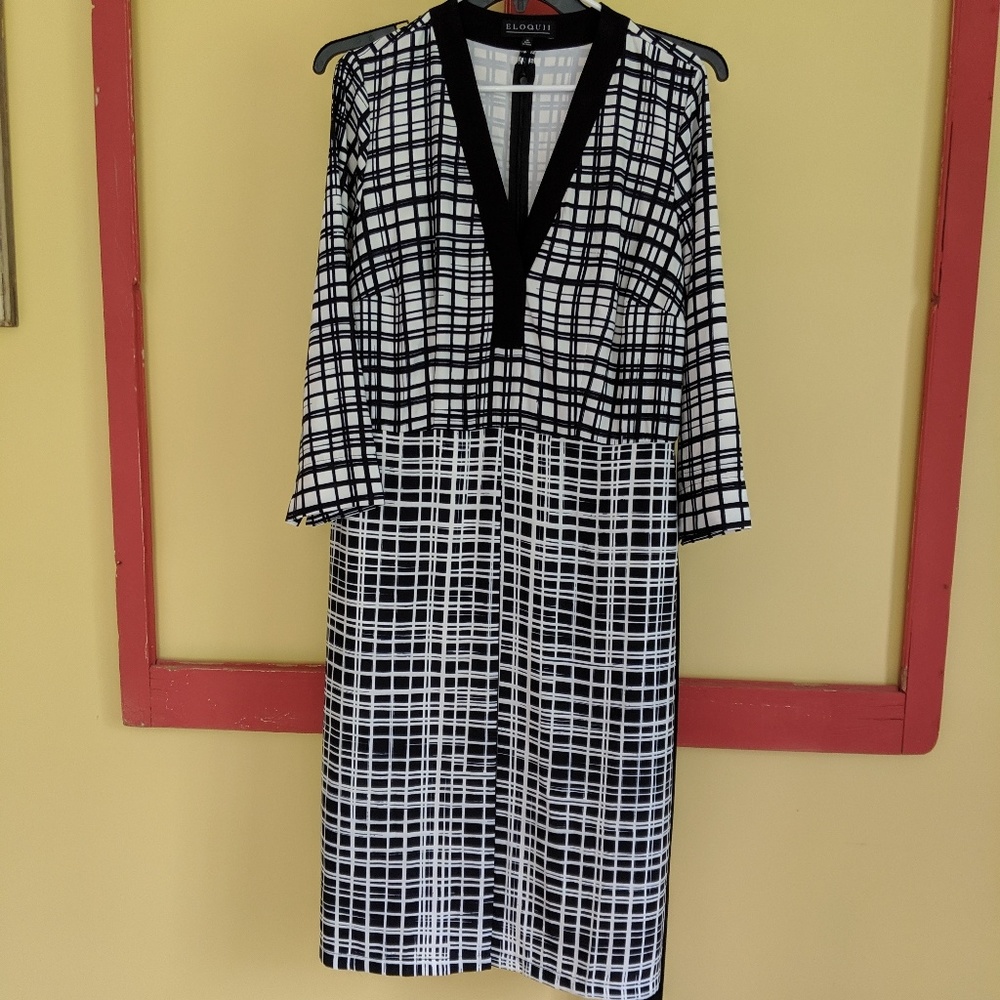 Black & White Shirt Dress